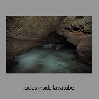 icicles inside lavatube